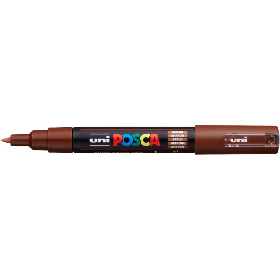 Marker, Permanent Marker, Braun, Feiner Strich, Uniposca