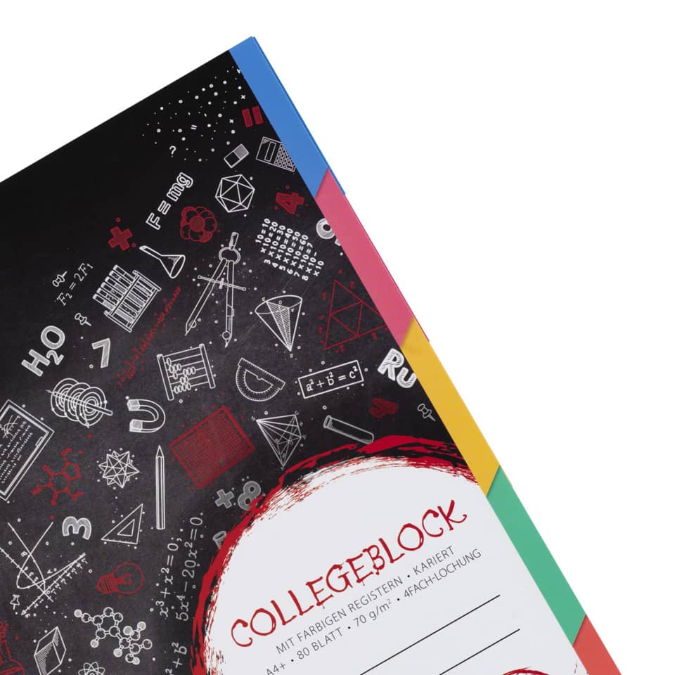 Schulheft, College-Block, Notizblock, Papierblock, Lineatur?