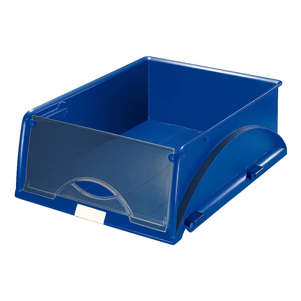 Kartenhalter, Schubladenbox, Blau, Aufbewahrungsbehälter, Transparentes Frontblatt