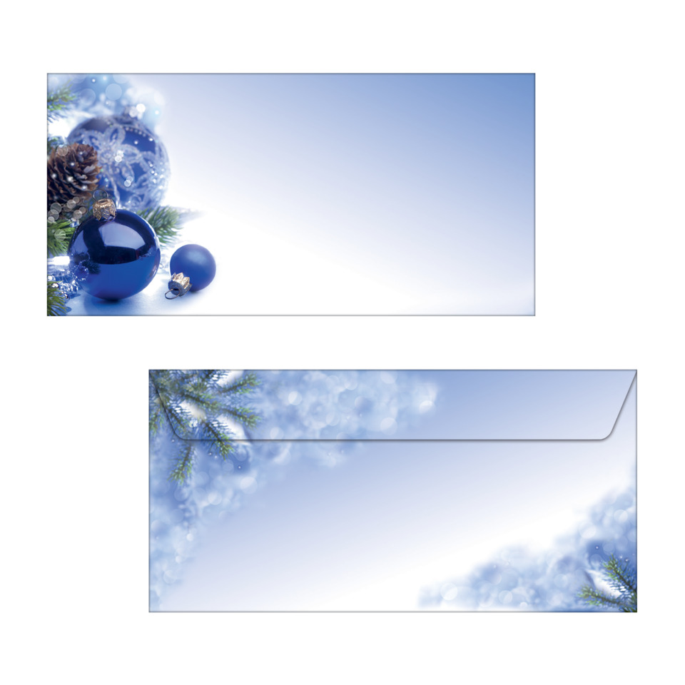Weihnachtsdeko, Blaues System, Ball Ornament, Tannenzweige, Eisblau