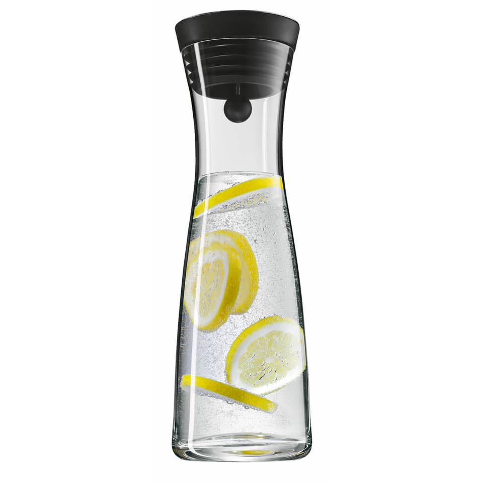 Glaskaraffe, Wasserkaraffe, Zitrone, Karaffe, Inhaltsanzeige