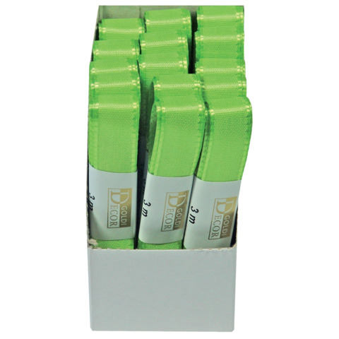 Taftband, 15mmx3m, apfelgrün GOLDINA 14450155511503