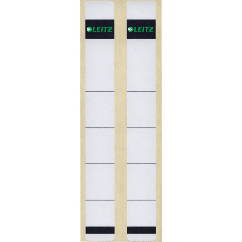 Ordnerrückenschild selbstklebend, 23 x 192 mm, schmal/kurz, 10 Stück, grau LEITZ 1646-00-85