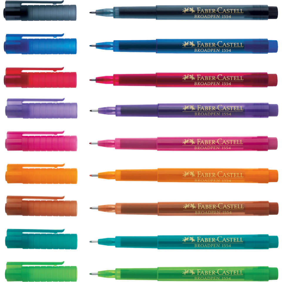 Marker, Fine-liner, Buntstifte, Feinspitze, Faber-C Castell