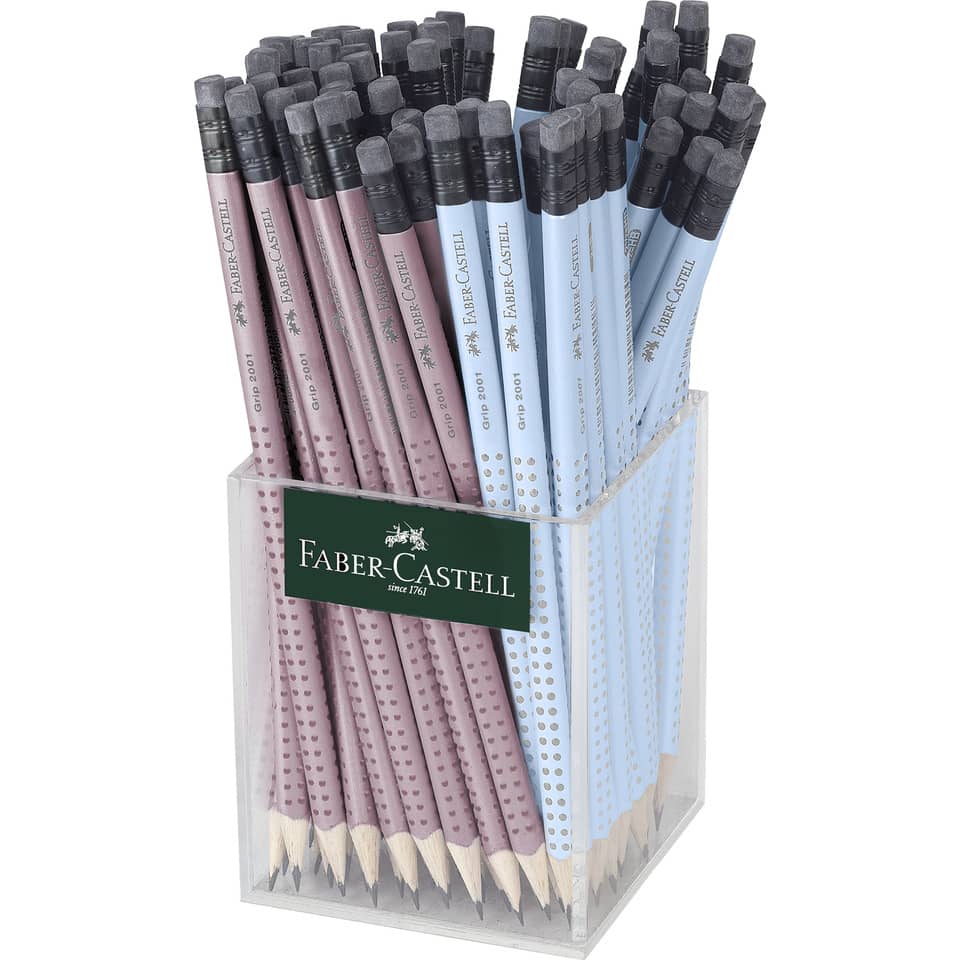 Bleistift mit Radierer Grip 2001 B FABER CASTELL 217270