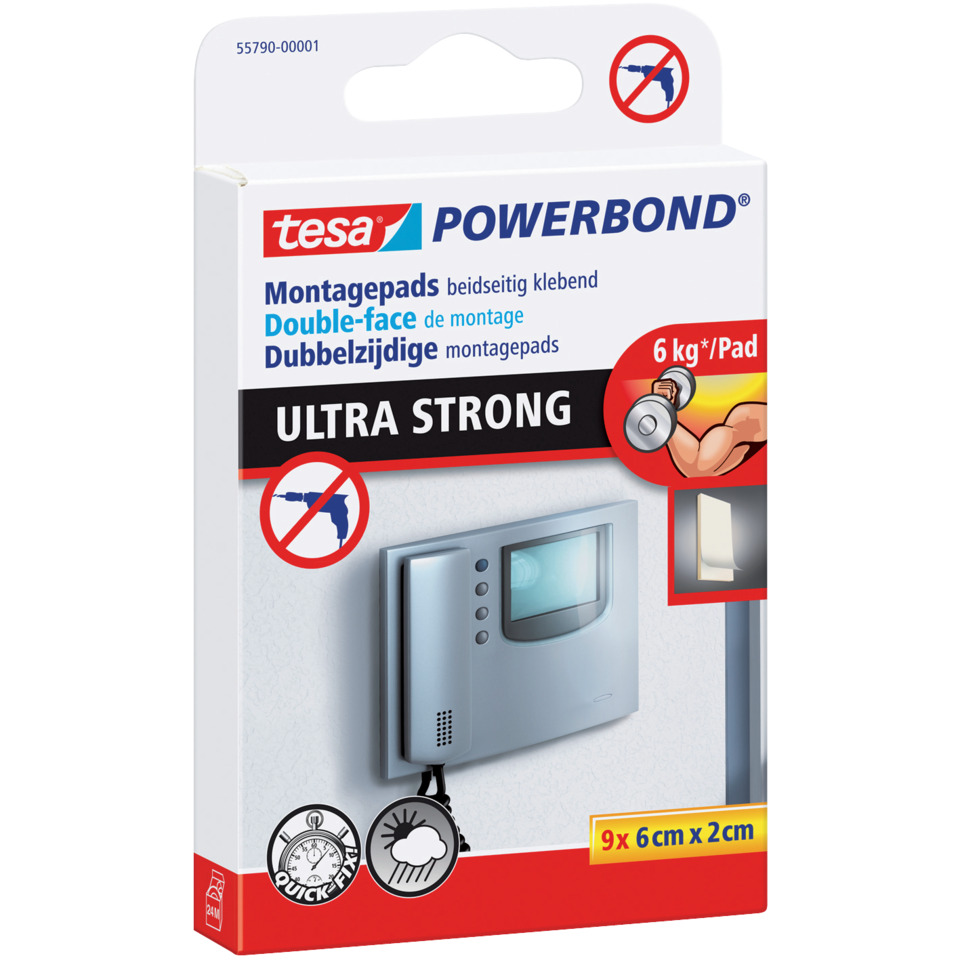 Montagepads, Türklingel?, Schutzpads, Elektronisches Türgerät, Ultrastrong Pads