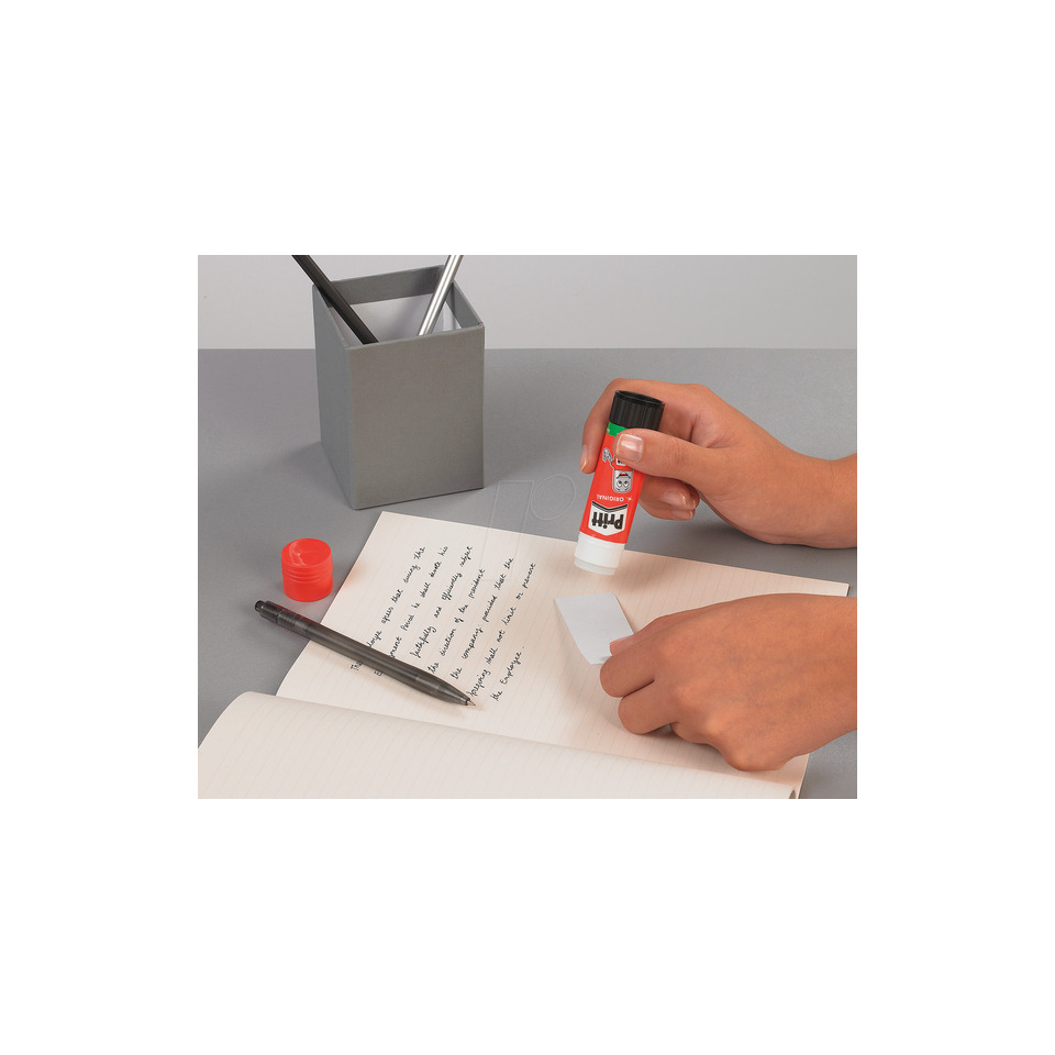 Klebestift, Klebstift, Notizbuch, Kugelschreiber, Papierarbeiten