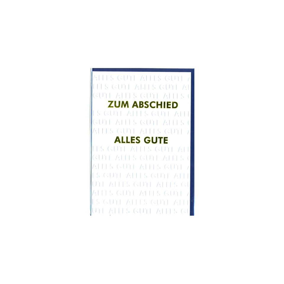Gedenkkarte, Beileidskarte, Abschiedsgruß, Hochwertige Karte, Gummierte Oberfläche