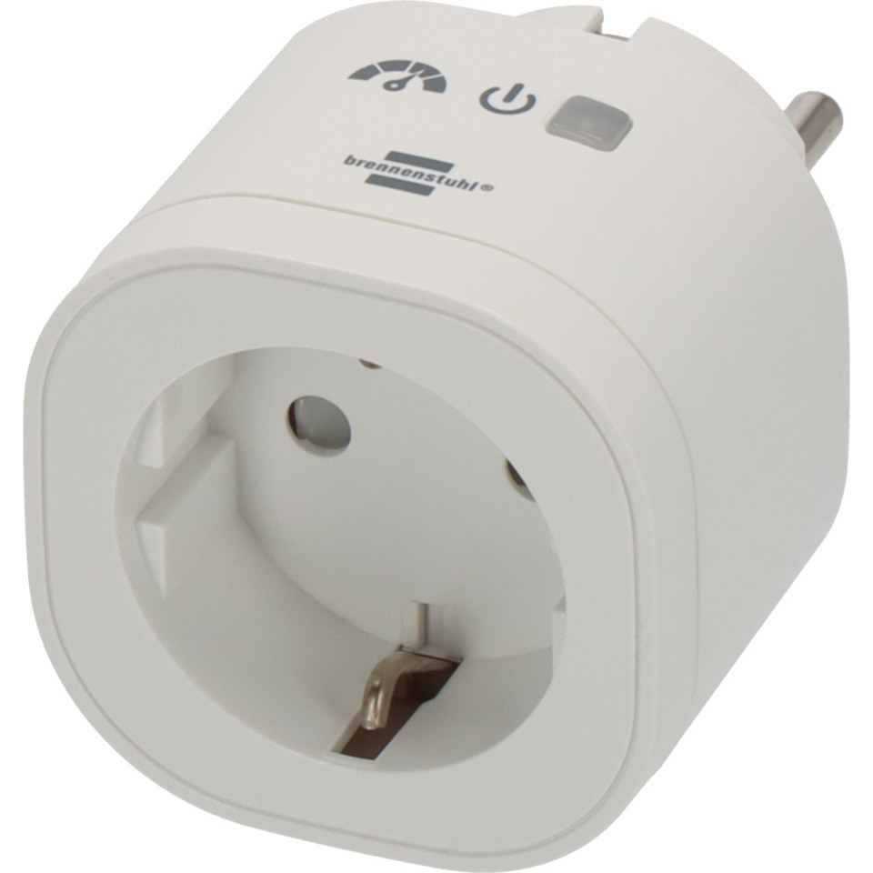 Steckdosenadapter, EU-Steckdose, Adapter, Schutzkontakt, Weiß