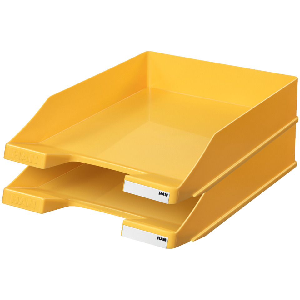 Auffangablage, Schubladeneinlage, Briefablage, Büroorganizer, Gelb