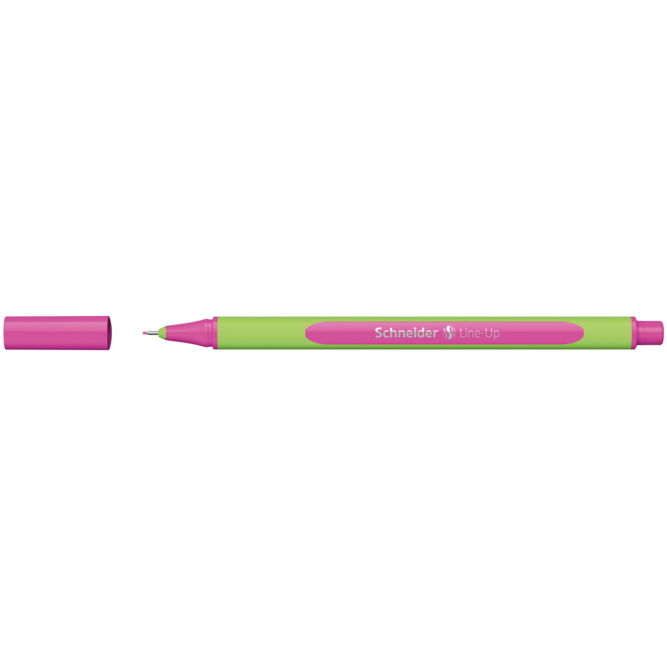 Marker, Stift, Marker, grüner Körper, rosa Kappe