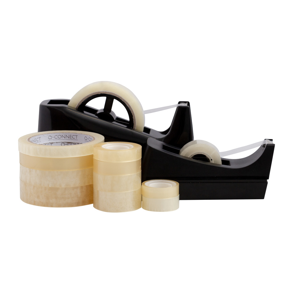 Klebeband-Set, Abroller, Masking Tape, Transparent Klebeband, Klebepads