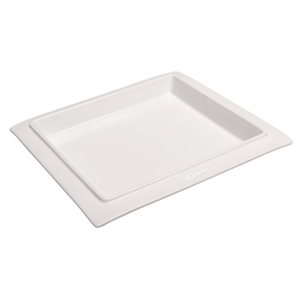 Backblech, Backformen, Kochutensil, weiße Platte, Antihaft?