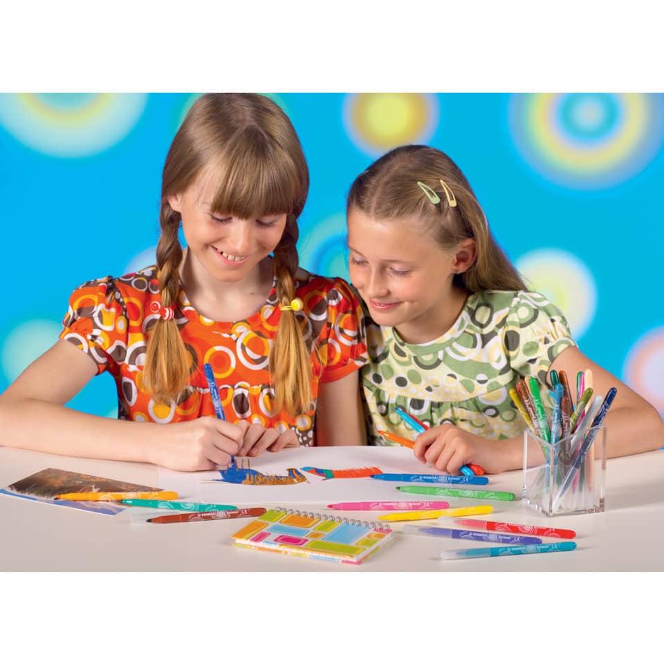 Kinder, Malen, Stifte, Farben, Papier