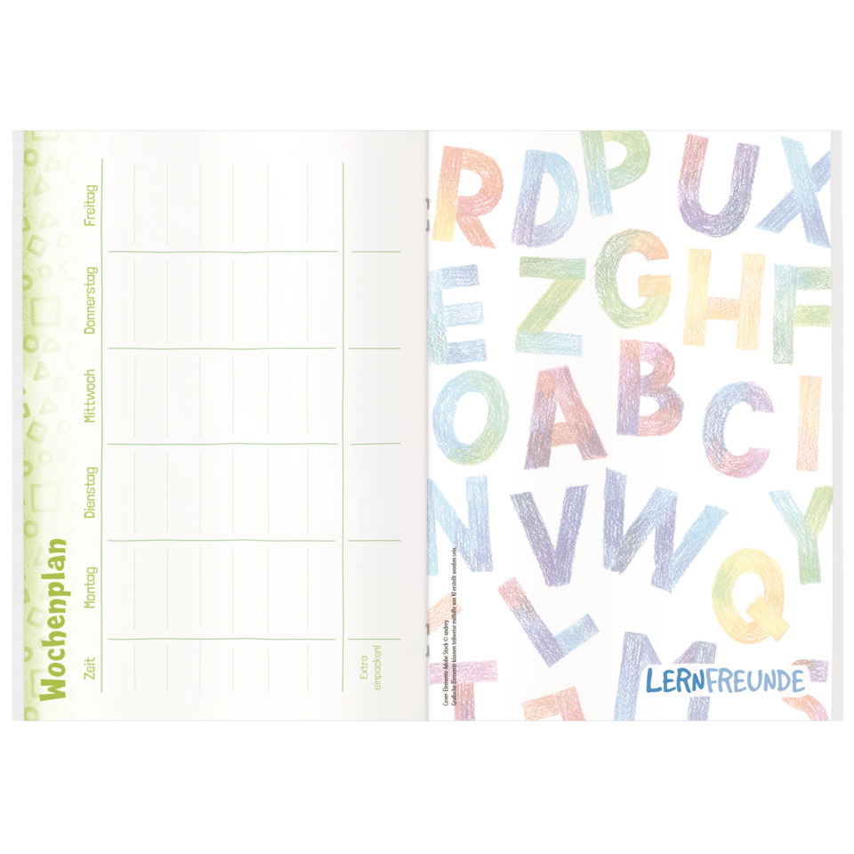 Kalender, Wochentage, Planer, Lernfreunde, Alphabet