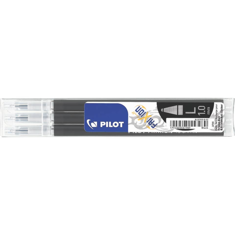 rollerball, gel-pen, black, drei-pack, pilot-Logo