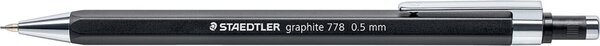 Druckbleistift, graphite 0,5 mm, schwarz
