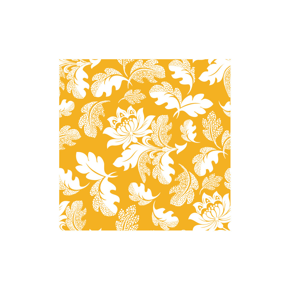 Pattern, Paisley, Blumen, Gelb, Stoff