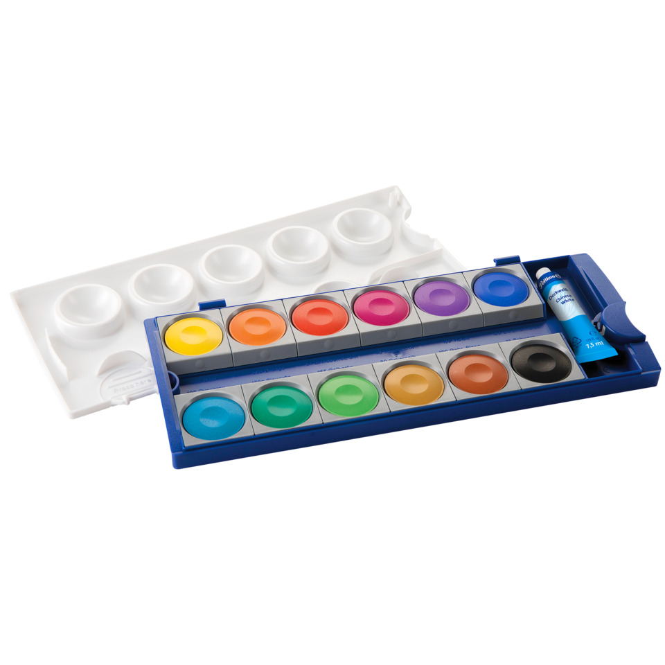 Aquarellfarbe, Wasserfarbe, Palettenfarbe, Kunstbedarf, Farber set