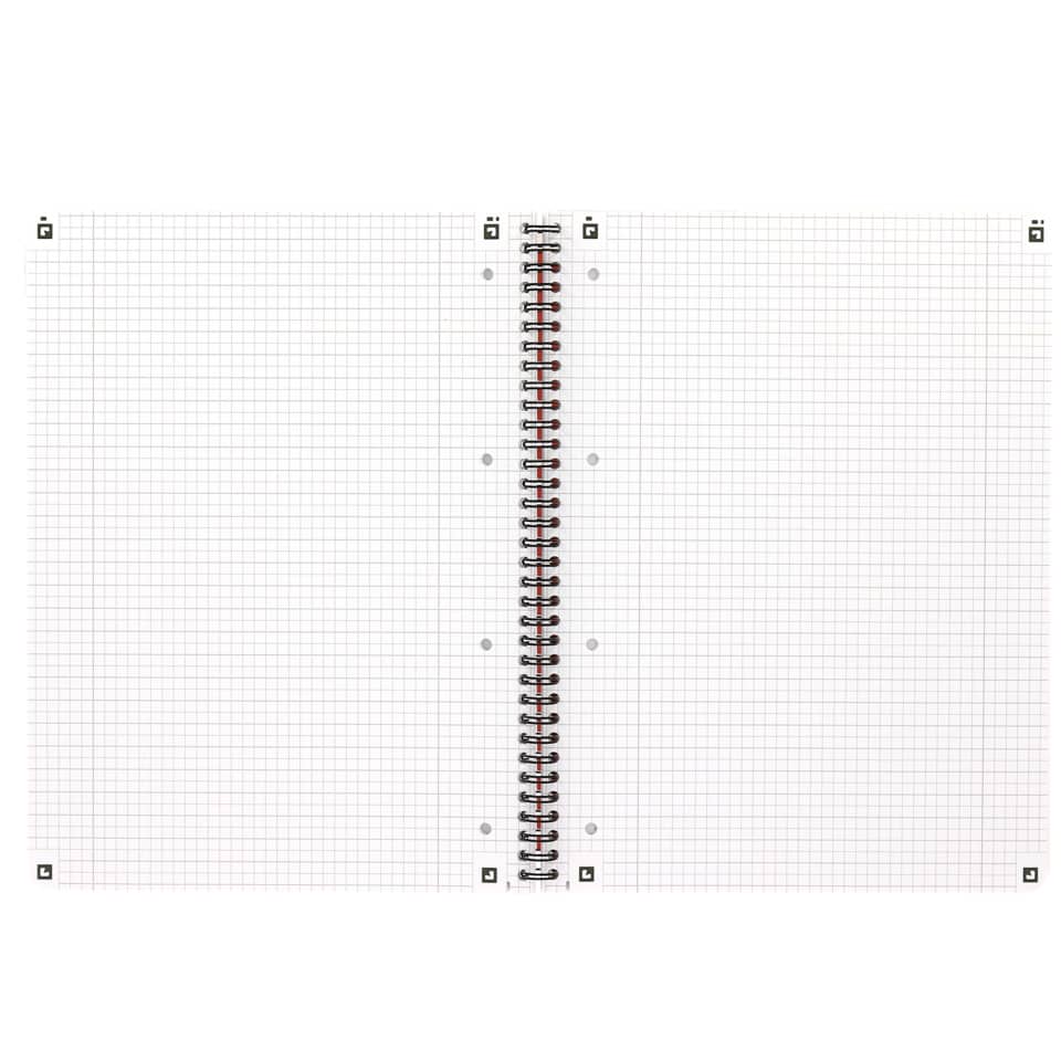 spiral-bound notebook, Gitter-Notizbuch, Spiralheft, Notizbuch-Ringbinder, Spiralbindung