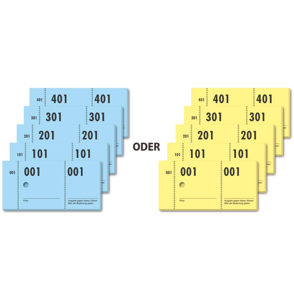 Ticket, Karten, Schnellhefter, Belege, Baukasten