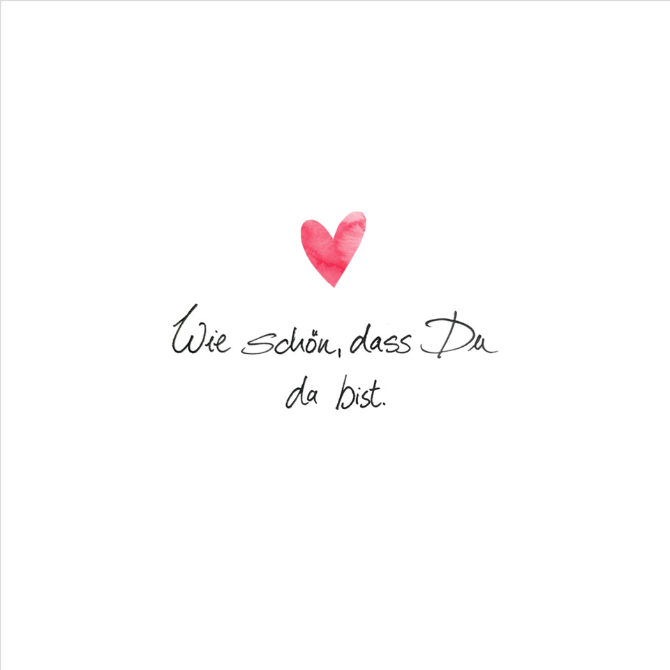 herz, Handschrift, Spruchkarte, rosa, Kartenlayout