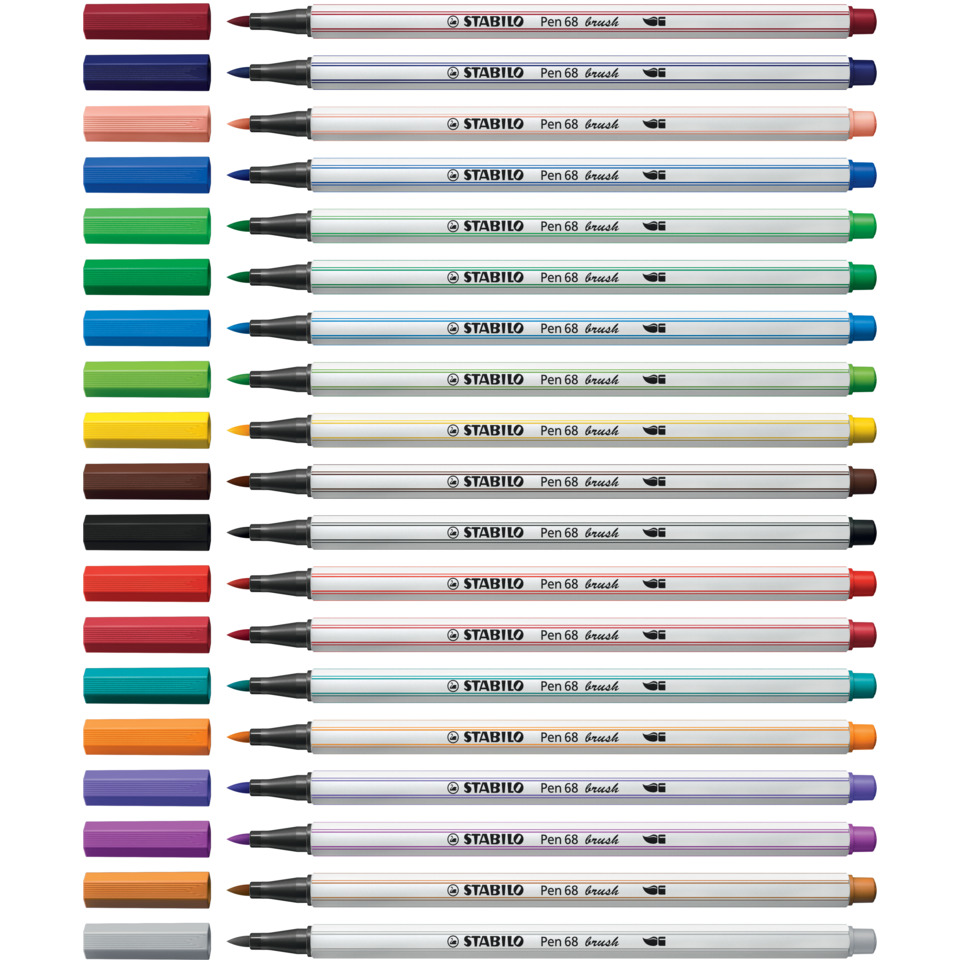 marker, marker pens, brush pens, colors, set, Stabilo, Pen 68, Marker, Marker Pen, Brush Pen