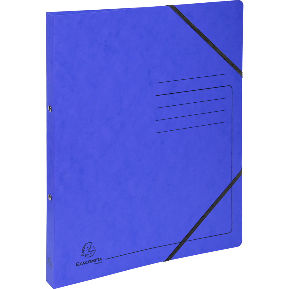 notebook, Ordner, Gummiband, blau, Gummib band