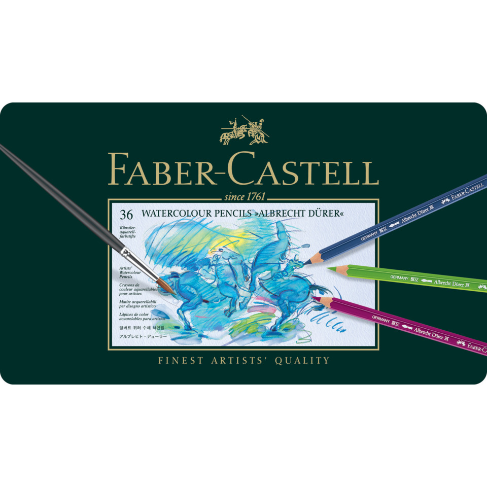 Aquarellstifte, Buntstifte, Wasserfarben, Künstlerbedarf, Präsentationsbox