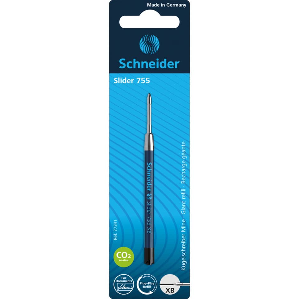 Schraubendreher-Spitze, Kugelschreiber Mine, Slider 755, Schneider, Refill-Ø XB