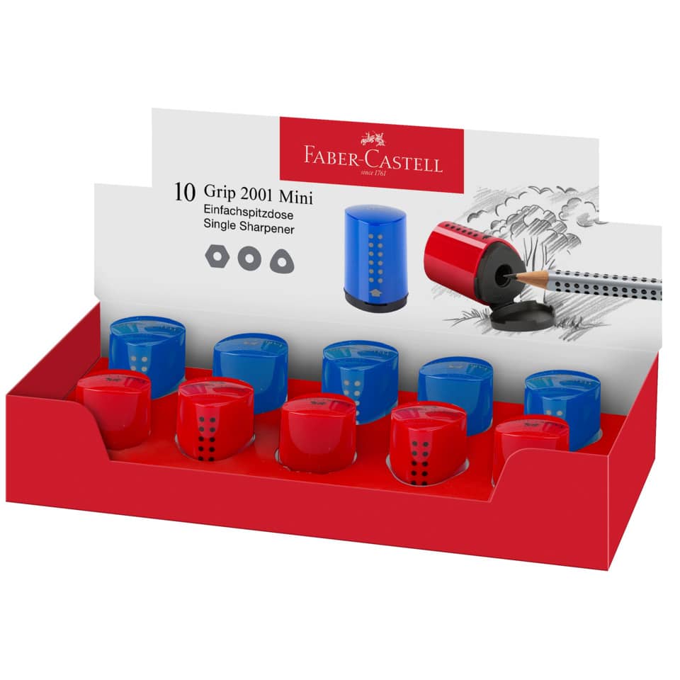 Bleistiftspitzer, Schreibtischzubehör, Blau/Rot Schärfer, Mini Spitzer Set, Schärfwerkzeug