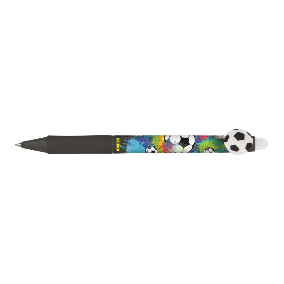 Kugelschreiber, Art-Designer, bunt, Motiv-Sport, Gummi-Aufsatz