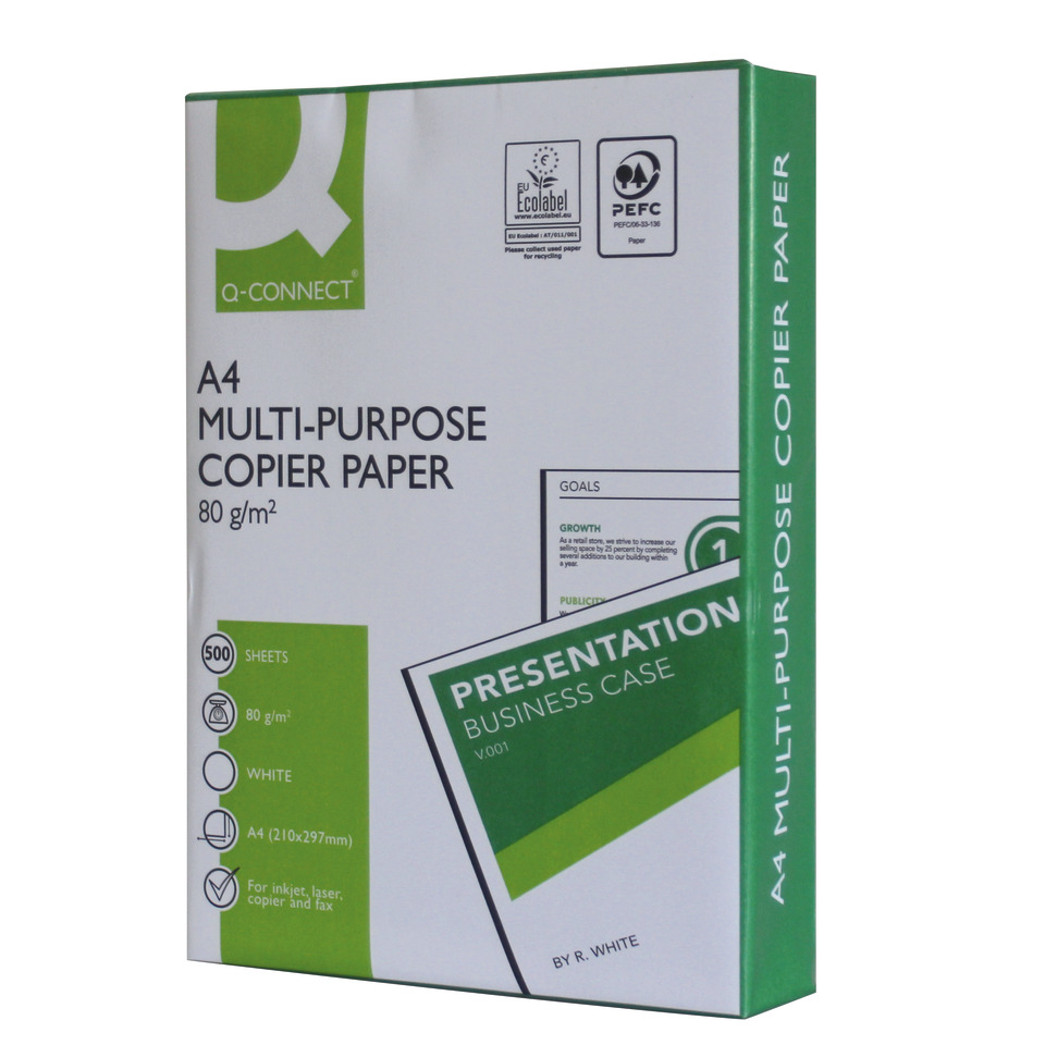 A4, Kopierpapier, Multifunktionales Papier, 80 g/m², Weiße Blätter