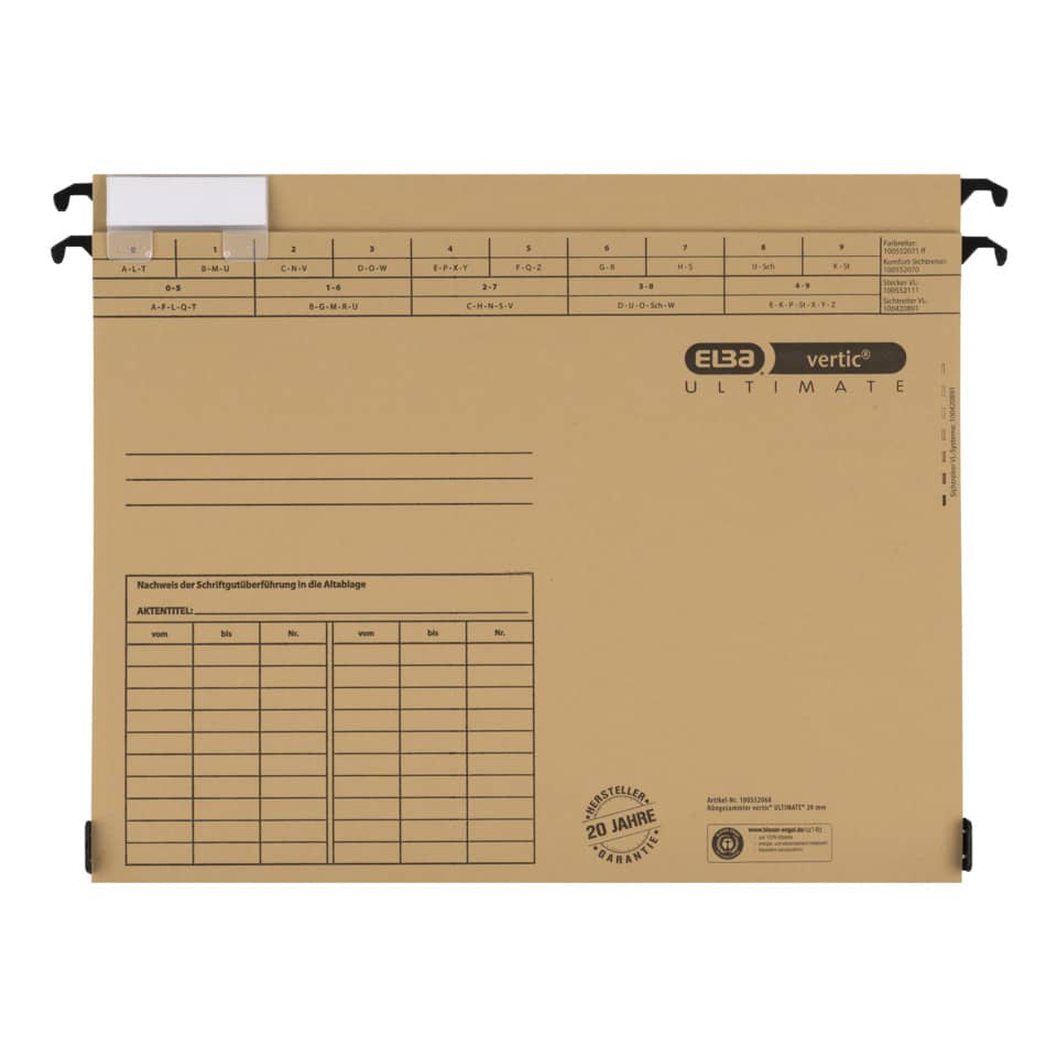 Hängeregister, Dateiordner, Dokumentordner, Pappe, Organisationstasche