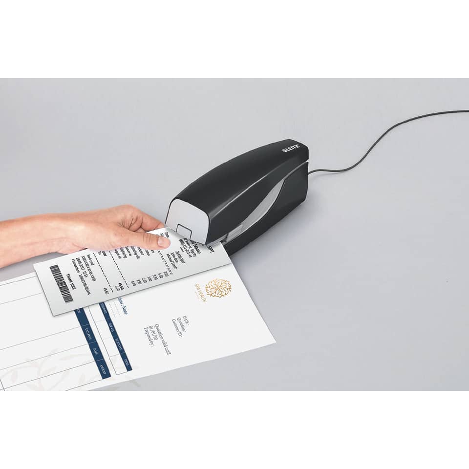 Kassenscanner, Kassenkassierer, Quittungsscanner, Barcodescanner, Schwarz