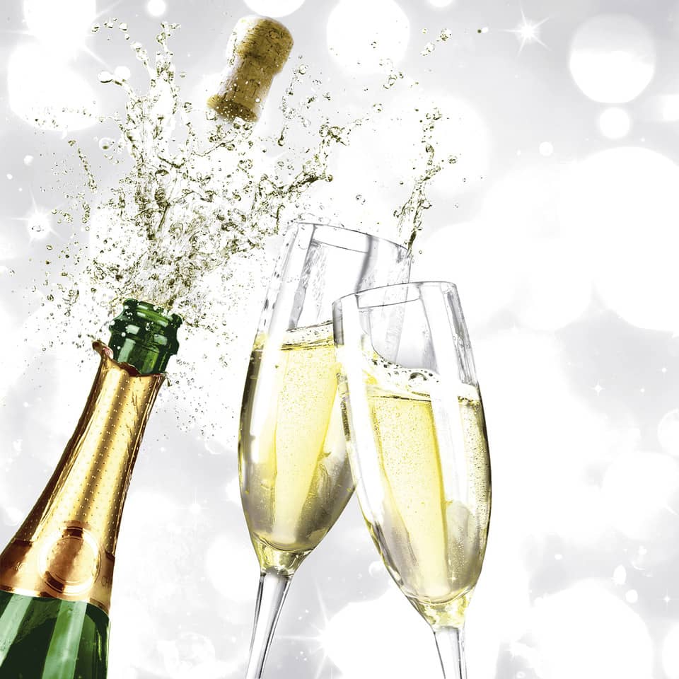 Sekt, Champagner, Gläser, Flasche, Prickeln