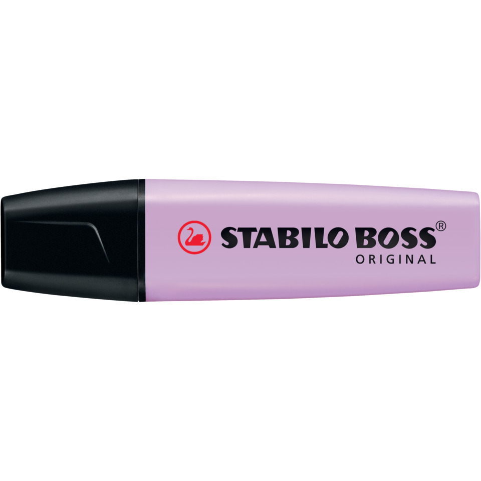 Lippenstift, Kunststoffhülse, Lilac, Stabilo Boss, Original, Klebestift, Gelschreiber, Tintenstift, Farbstift, Klebefunktion
