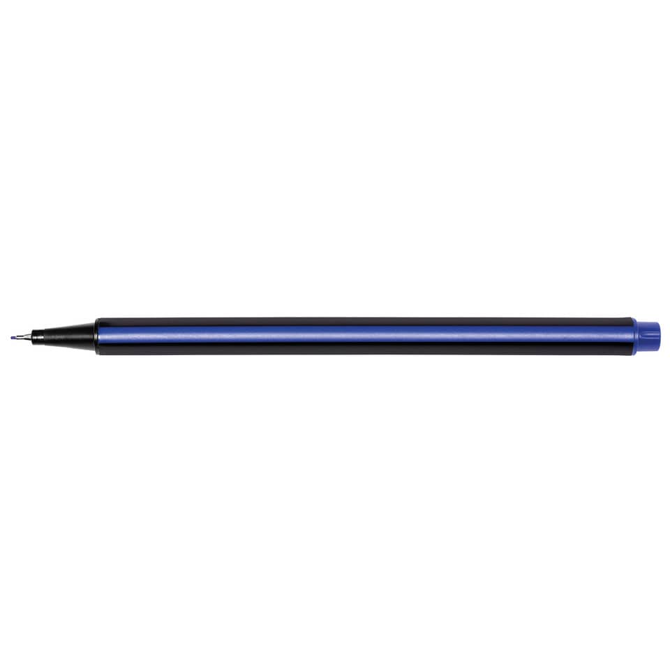 Fineliner, 0,4mm, dreieckig, blau Q-CONNECT KF18048 Stift