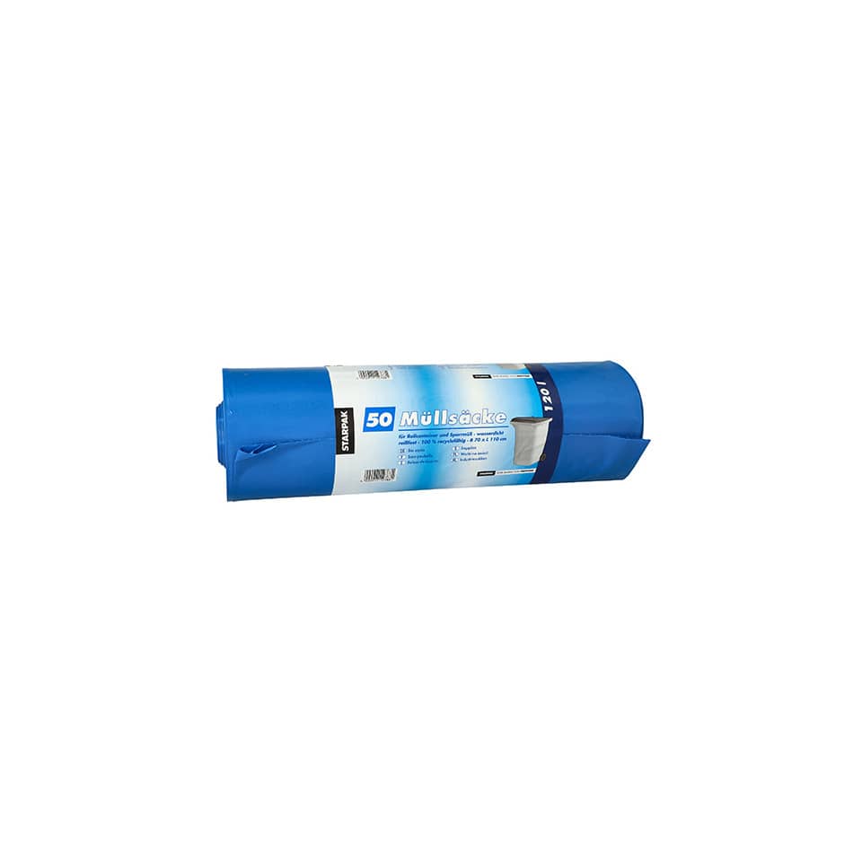 Müllsäcke, Abfallsäcke, Rollenmülleimer, Blau