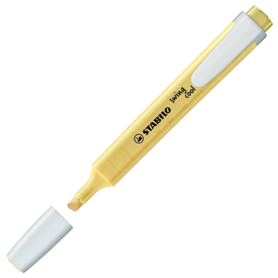 highlighter, marker, gelb, Doppelspitz, Stabilo