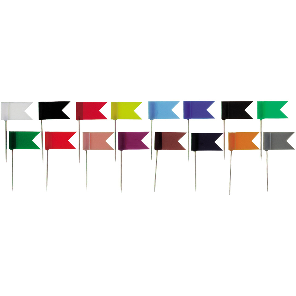 Flaggennadeln, bunte Flaggen,  Pinnadeln,  Sortimentsflaggen,  Miniaturflaggen