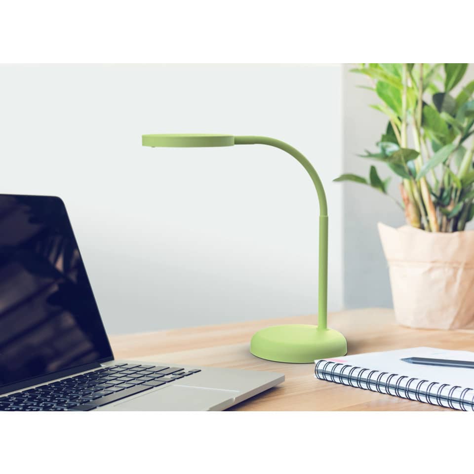 Schreibtischlampe, LED-Lampe, Grün, Schreibtisch, Laptop