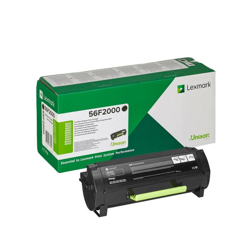 Toner Kartusche, Drucker Toner, Lexmark 56F2000, Kompatibler Toner, Tonerpatrone