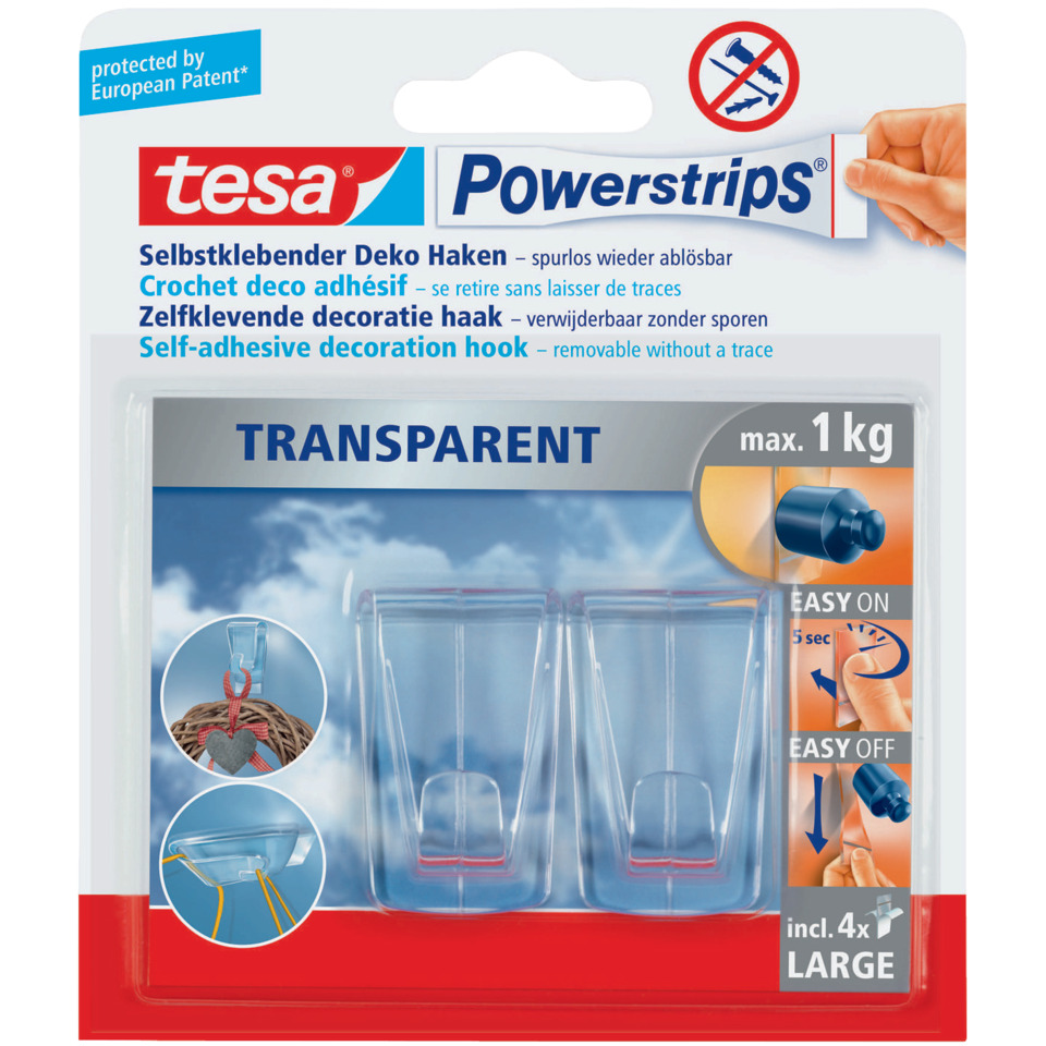 Transparent, Haken, Decor, Klebe, Tür-/Objekt-Holder