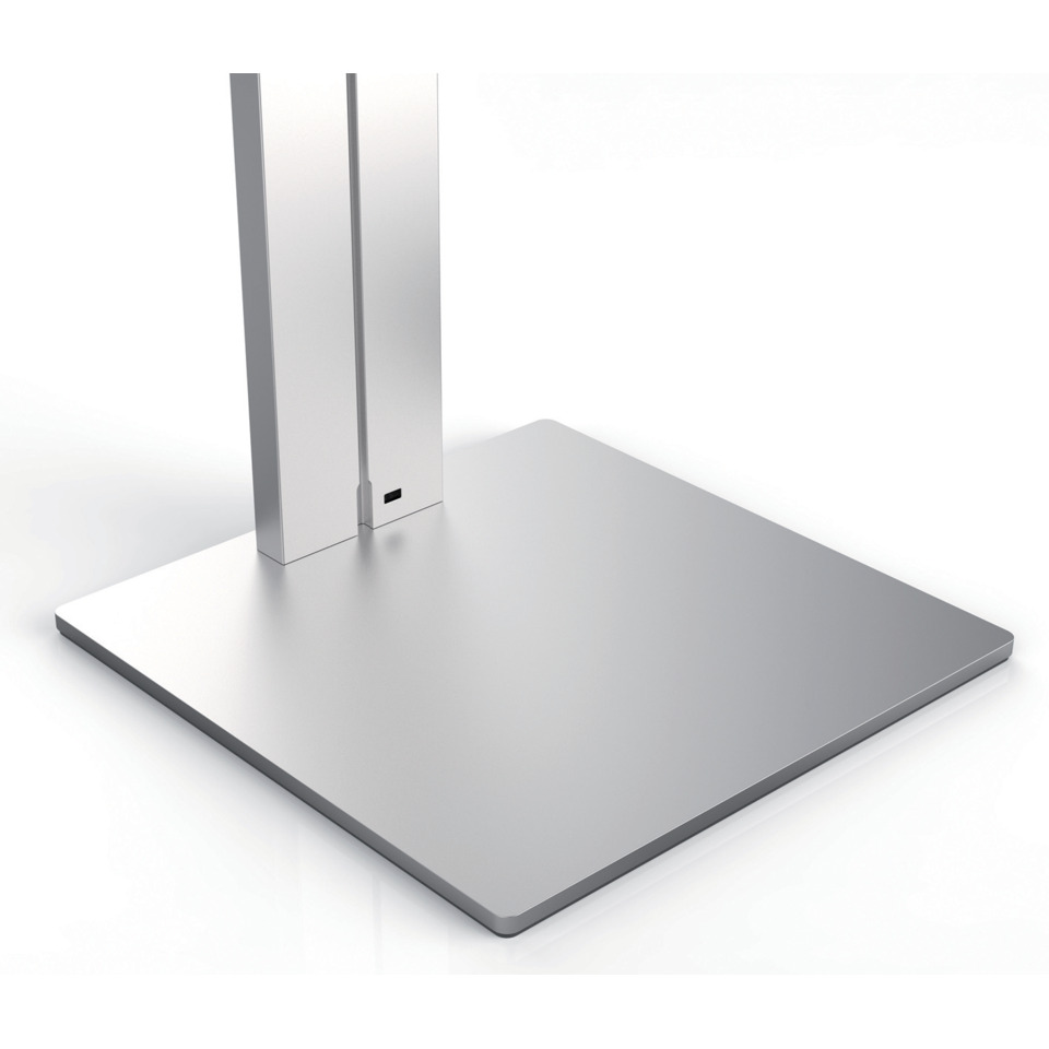 Lampe, Sockel, Metall, Silber, Ständer