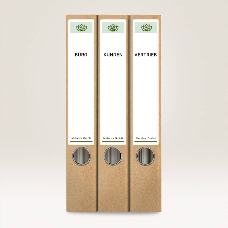 Ablageordner, Büroordner, Karton, Ordner, Klebepunkt