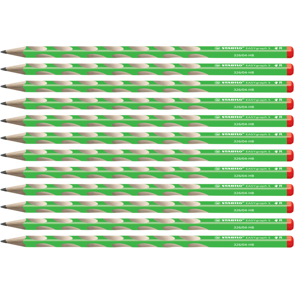 Bleistift, HB, Graphit, grüner Körper, Holzbleistift
