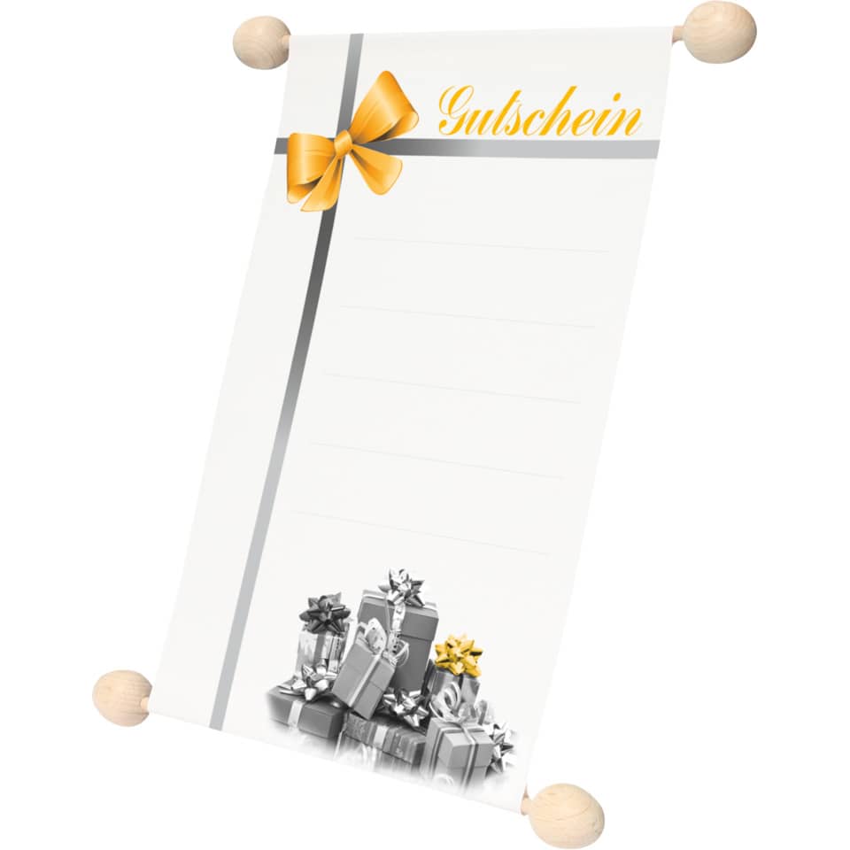 Geschenkgutschein, Gutscheinkarte, Geschenk, Gutscheinpapier, Geschenkset