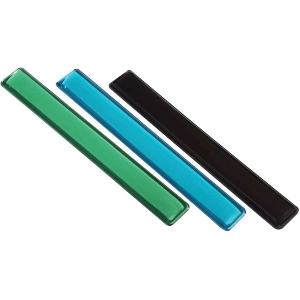 brillenetui, farbige leiste, kunststoffstange, grün blau schwarz, aufbewahrungsstange