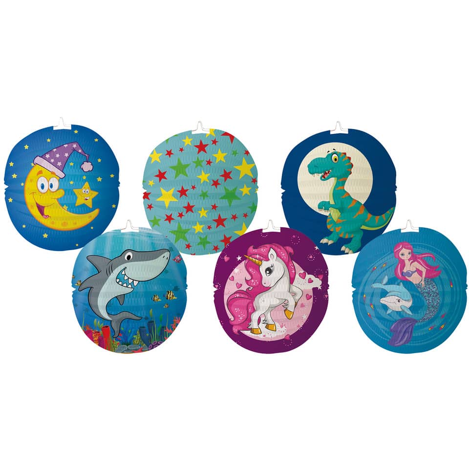 Ballons, Kinderdeko, Unterwasserwelt, Dinosaurier, Mond, Einhorn, Meerjungfrau